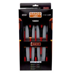 Ergo™-Schraubendreher-Satz, isoliert, Slim-Klingen, 5-tlg, PH+PZ
