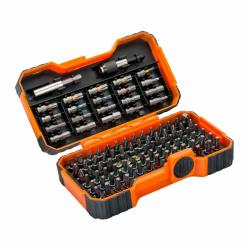 Bit-Box, 100-tlg, Schlitz, Phillips, Pozidriv, Torx®, Torx®-TR, Sechskant, Robertson®, SB-Verpackung