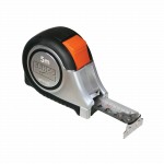 Massband mit automatischer Bandeinzug, rostfrei, metrisch  Massband mit automatischer Bandeinzug, rostfrei, metrisch