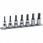 Satz Schraubendreher-Einsätze 3/8" auf klemmleiste, für Innensechskant-Schrauben