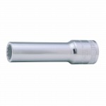 Steckschlüssel-Einsätze, Doppelsechskant 1/2", metrisch, lang