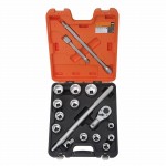 Steckschlüsselsatz 3/4", Zollmass