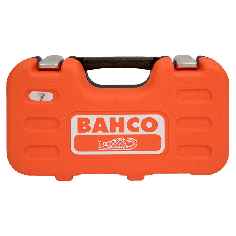 Satz 1/4"-Steckschlüsseleinsätze, metrisch, Sechskantprofil, Vierkantantrieb, inklusive Gelenkkopfknarre, 65tlg.