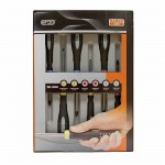 Schraubendreher Satz, 6tlg, für Schlitz- und PHILLIPS® und POZDRIV® Schrauben  Schraubendreher Satz, 6tlg, für Schlitz- und PHILLIPS® und POZDRIV® Schrauben