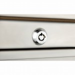 Edelstahlwerkstattwägen mit sieben Schubladen, 26"