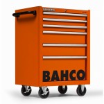 26" Werkstattwagen mit 6 Schubladen, Orange