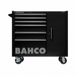 40" Werkstattwagen Serie 1475KXL 6 Schubladen und Schrank, Schwarz