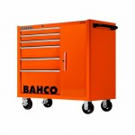 40" Werkstattwagen Serie 1475KXL 6 Schubladen und Schrank, Orange
