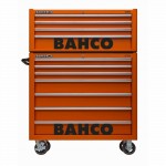 40" Werkzeugaufsatz mit 4 Schubladen, Orange