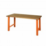 Robuste Werkbank, höhenverstellbar, mit 40 mm MDF-Arbeitsplatte