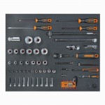3/3 Einlage Steckschlüssel-Einsätze, 77-teilig  3/3 Einlage Steckschlüssel-Einsätze, 77-teilig