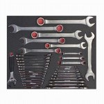 3/3 Einlage Schraubenschlüssel, 34-teilig  3/3 Einlage Schraubenschlüssel, 34-teilig