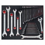 5 Werkzeugeinlagen für KFZ-Reparaturen – 196-teilig