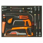 4 Werkzeugeinlagen – 195-teilig