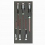 1/3 Einlage Schraubendreher TORX, Tamper-Resistant, 6-teilig  1/3 Einlage Schraubendreher TORX, Tamper-Resistant, 6-teilig