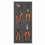 1/3 Einlage Zangen, 4-teilig  1/3 Einlage Zangen, 4-teilig