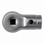 Einsteckknarre mit festem Vierkant und rundem Spigot Schaft