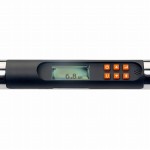 Elektronischer Micro Drehwinkel-Drehmomentschlüssel mit Datenspeicher, USB und rechteckiger Aufnahme für Einsteckwerkzeuge