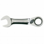 Knarren-Ringmaulschlüssel in kurzer Ausführung, metrisch