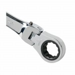 Knarren-Ring-Maulschlüssel mit Gelenkkopf, Zollmass