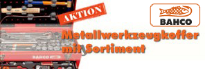 Aktion Metallwerkzeugkoffer mit Sortiment